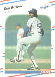 1988 Fleer Baseball Cards      520     Ken Howell